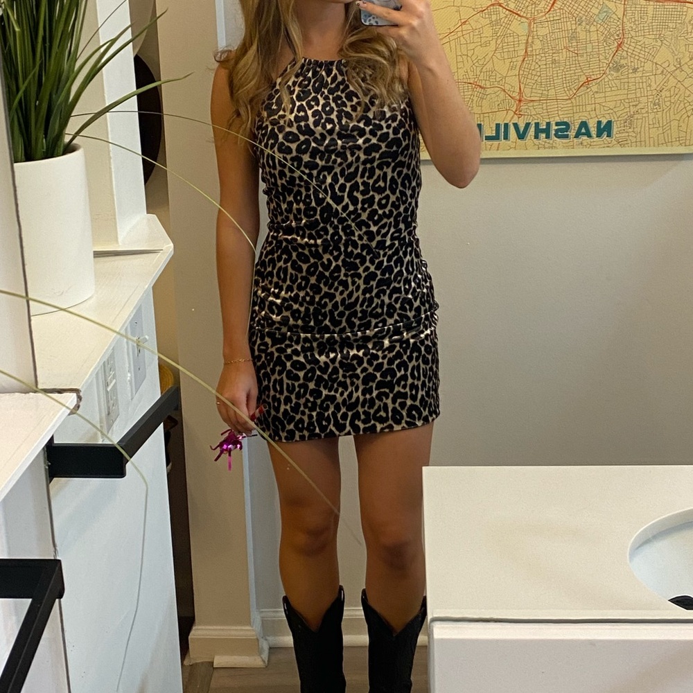 Leopard Print Dress